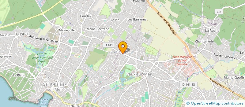 localisation de l'entreprise SCI CHANTACO  VAUX-SUR-MER