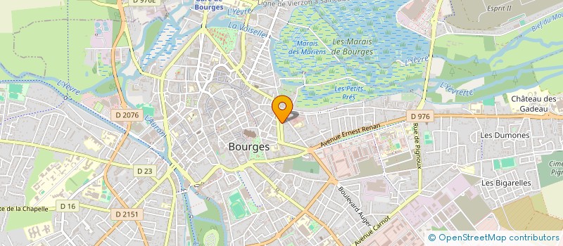 localisation de l'entreprise SCI CHANTACURAUX  BOURGES
