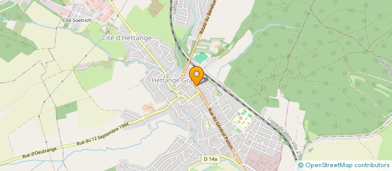 localisation de l'entreprise SCI CHANTAL  HETTANGE-GRANDE