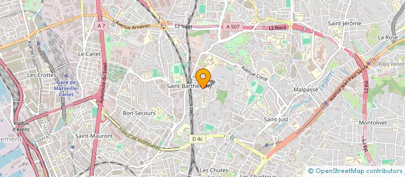 localisation de l'entreprise SCI CHANTAL à MARSEILLE