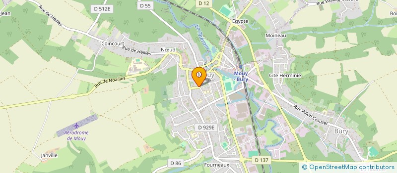 localisation de l'entreprise SCI CHANTALIN  MOUY