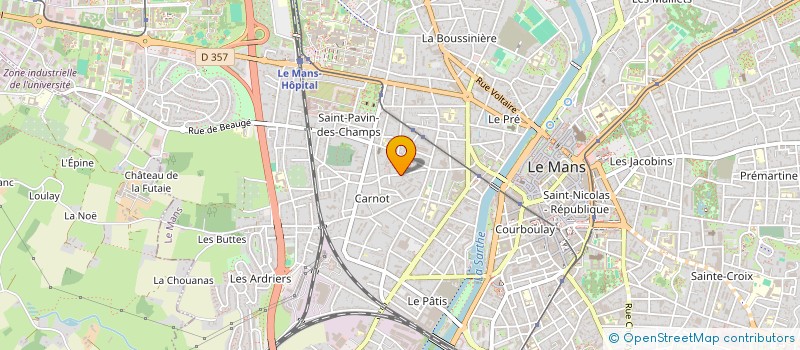 localisation de l'entreprise SCI CHANTALLY  LE MANS