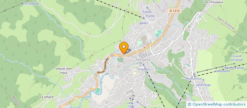 localisation de l'entreprise SCI CHANTALOUETTE  PRAZ-SUR-ARLY