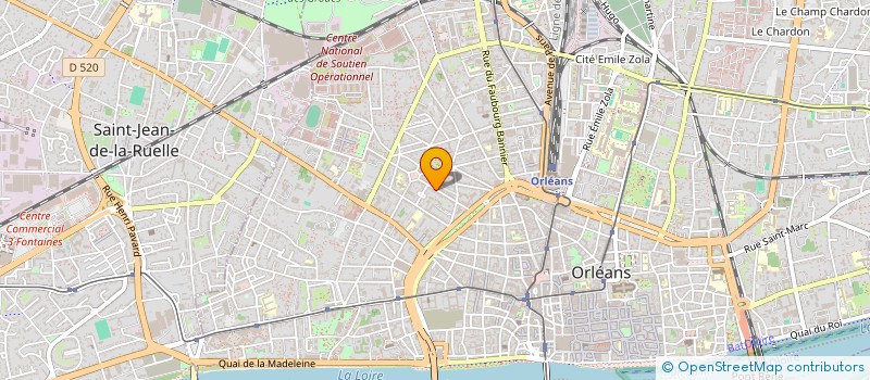 localisation de l'entreprise SCI CHANTAX à ORLEANS