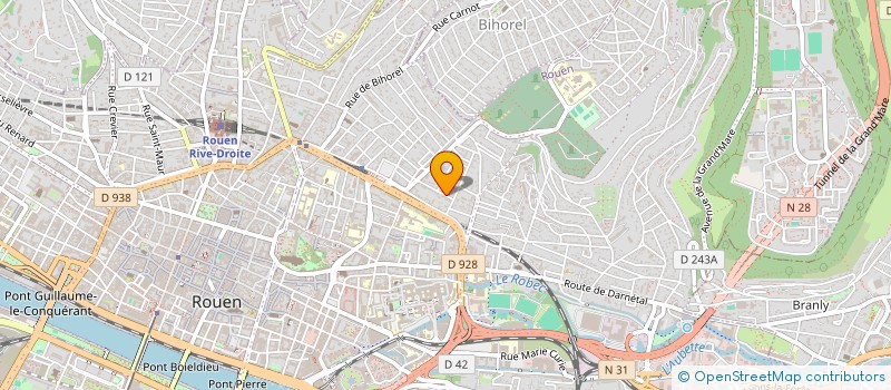 localisation de l'entreprise SCI CHANTE CIGALE  ROUEN