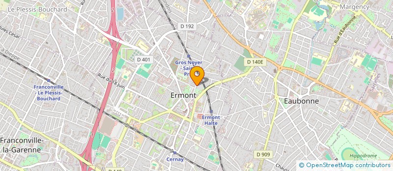 localisation de l'entreprise SCI CHANTE LES MATINS à ERMONT