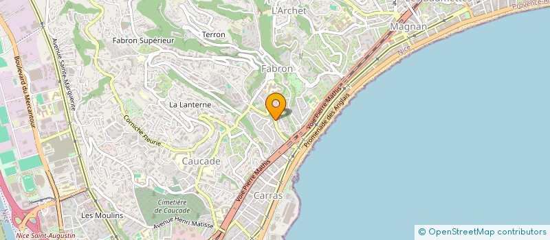 localisation de l'entreprise SCI CHANTE-OISEAUX à NICE