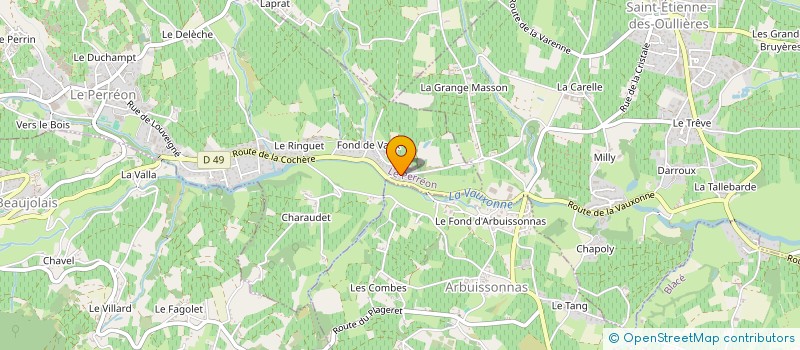 localisation de l'entreprise SCI CHANTE PERDRIX  LE PERREON