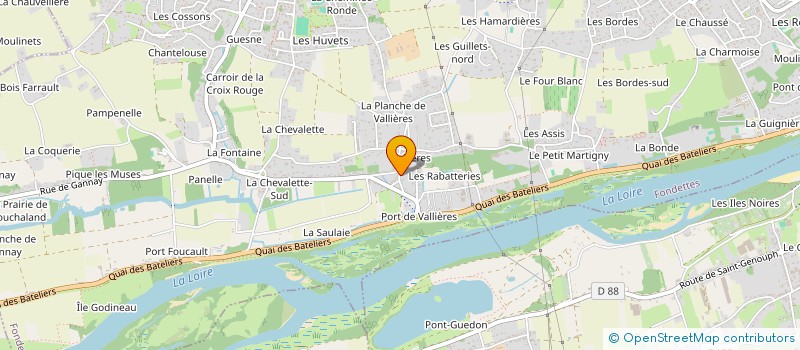 localisation de l'entreprise SCI CHANTEBEL  FONDETTES