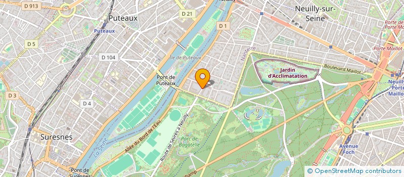 localisation de l'entreprise SCI CHANTECOQ à NEUILLY-SUR-SEINE
