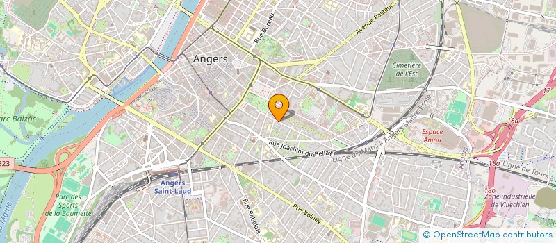 localisation de l'entreprise SCI CHANTECOURT à ANGERS