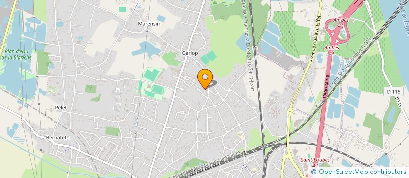 localisation de l'entreprise SCI CHANTECRIT  AMBARES-ET-LAGRAVE