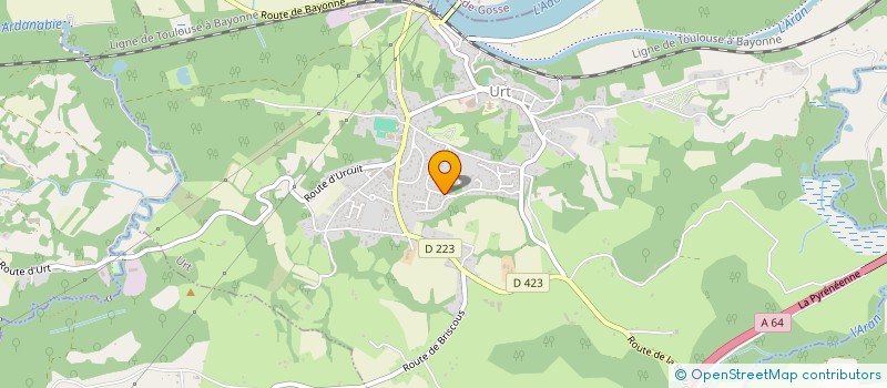 localisation de l'entreprise SCI CHANTECRIT 92  URT