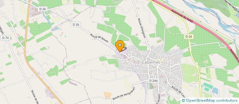 localisation de l'entreprise SCI CHANTEDUC  CABANNES