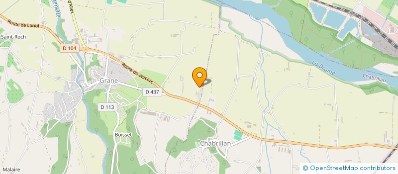 localisation de l'entreprise SCI CHANTEGRAILLE à GRANE