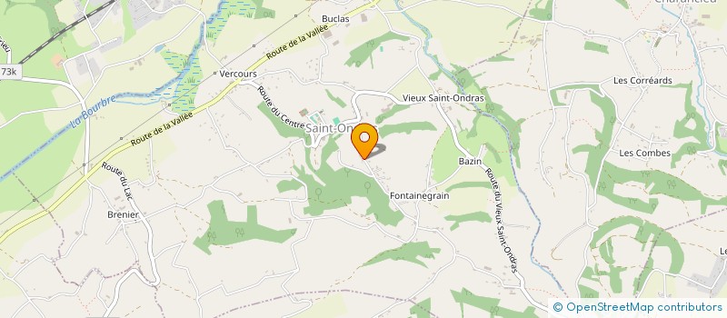 localisation de l'entreprise SCI CHANTEGRIVE  SAINT-ONDRAS