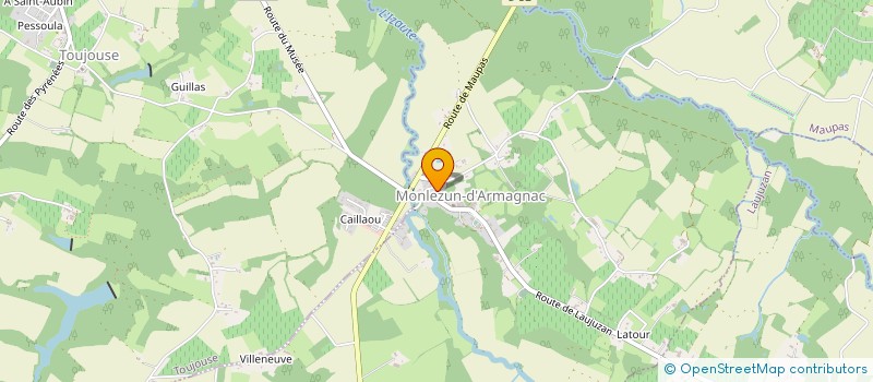 localisation de l'entreprise SCI CHANTEGRIVE  MONLEZUN-D'ARMAGNAC