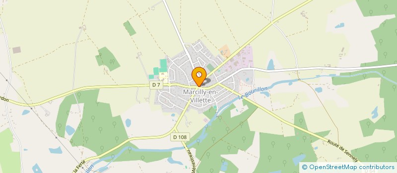 localisation de l'entreprise SCI CHANTEGRIVES à LIGNY-LE-RIBAULT