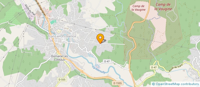 localisation de l'entreprise SCI CHANTEGRIVES à TRANS-EN-PROVENCE