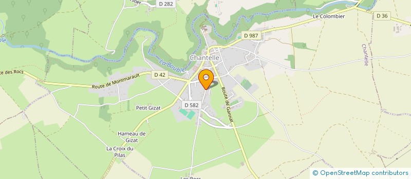 localisation de l'entreprise SCI CHANTELLOISE  CHANTELLE