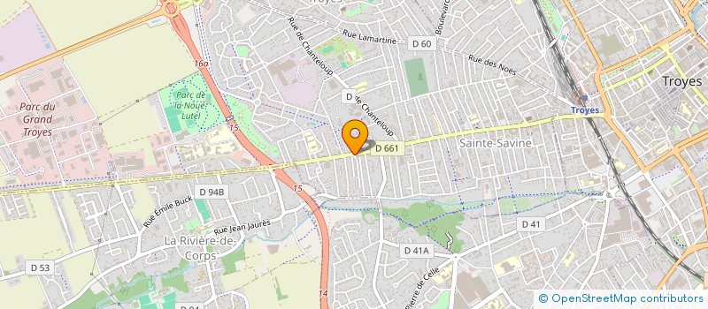 localisation de l'entreprise SCI CHANTELOUP  VILLACERF