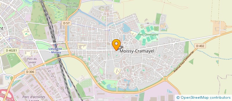 localisation de l'entreprise SCI CHANTELOUP HURON  MOISSY-CRAMAYEL