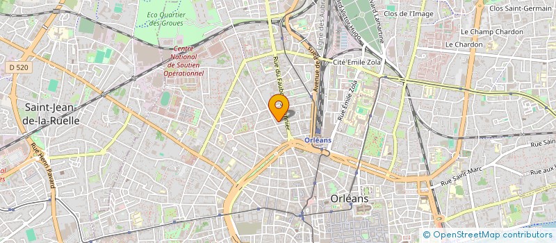 localisation de l'entreprise SCI CHANTEMELLE à ORLEANS