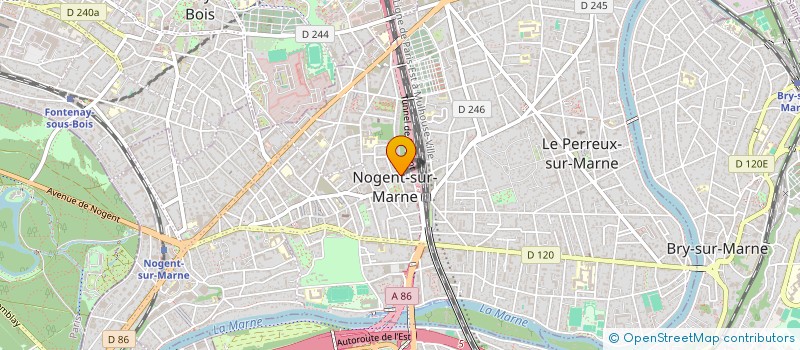 localisation de l'entreprise SCI CHANTEMERLE  NOGENT-SUR-MARNE