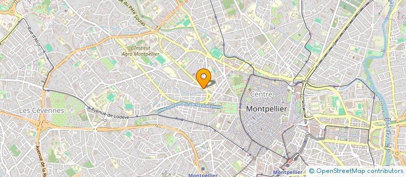 localisation de l'entreprise SCI CHANTEMERLE à MONTPELLIER