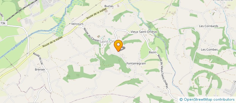 localisation de l'entreprise SCI CHANTEMERLE  SAINT-ONDRAS