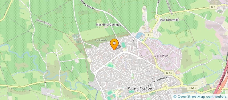 localisation de l'entreprise SCI CHANTEPERDRIX  SAINT-ESTEVE