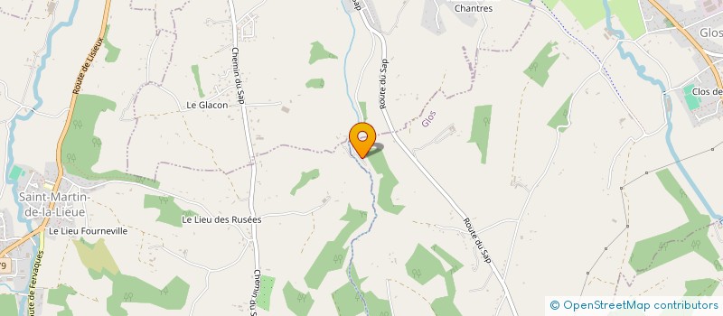 localisation de l'entreprise SCI CHANTEPIE  GLOS