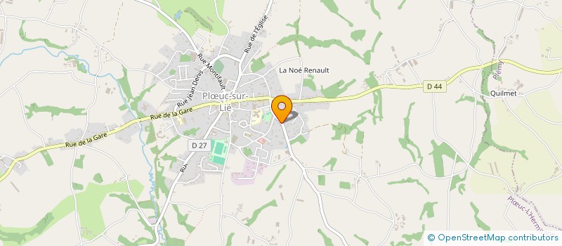 localisation de l'entreprise SCI CHANTEPIE  PLOEUC-L'HERMITAGE