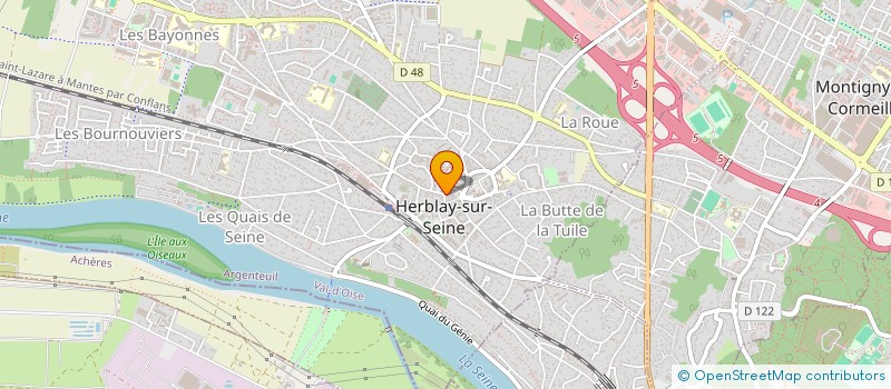 localisation de l'entreprise SCI CHANTEPUITS  HERBLAY-SUR-SEINE