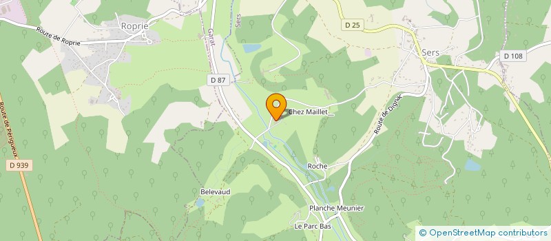 localisation de l'entreprise SCI CHANTERANE  DIRAC