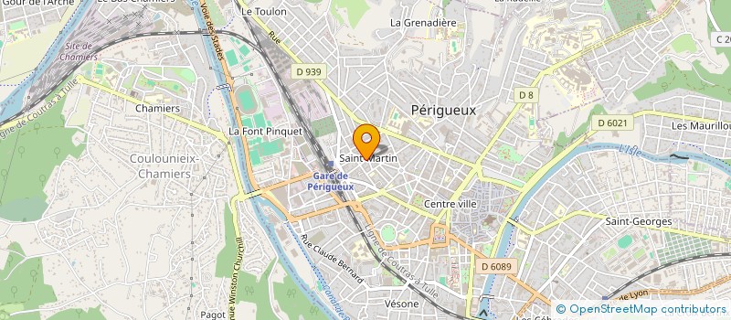 localisation de l'entreprise SCI CHANTERAUX LOPEZ à PERIGUEUX