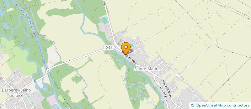 localisation de l'entreprise SCI CHANTEREIGNE à SAINTE-MAURE