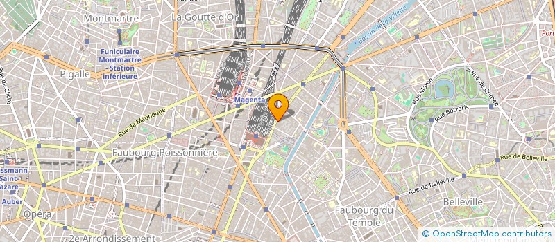 localisation de l'entreprise SCI CHANTEREIGNE 44  PARIS