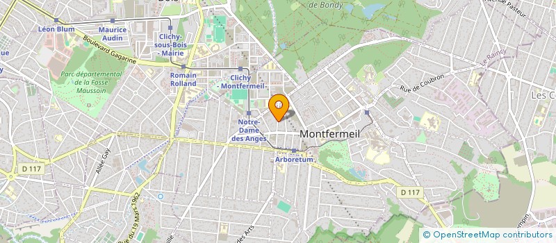 localisation de l'entreprise SCI CHANTEREINE à MONTFERMEIL