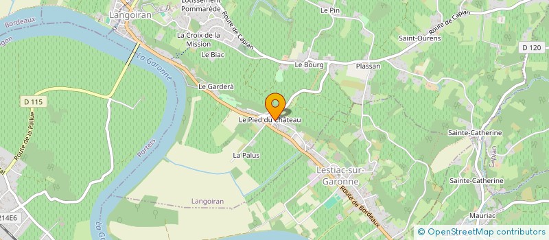 localisation de l'entreprise SCI CHANTEREINE  LANGOIRAN