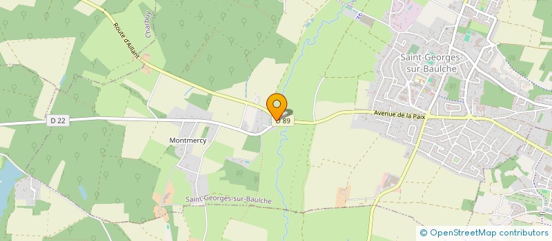 localisation de l'entreprise SCI CHANTEREINE  SAINT-GEORGES-SUR-BAULCHE