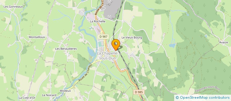 localisation de l'entreprise SCI CHANTERELLE  GIBLES