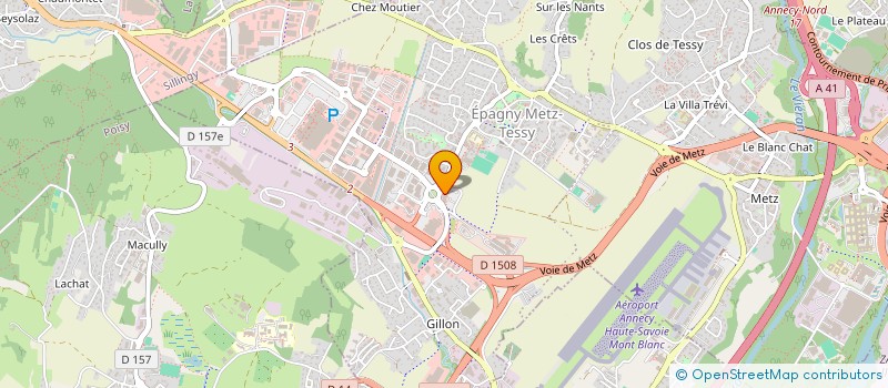 localisation de l'entreprise SCI CHANTERELLE  EPAGNY METZ-TESSY