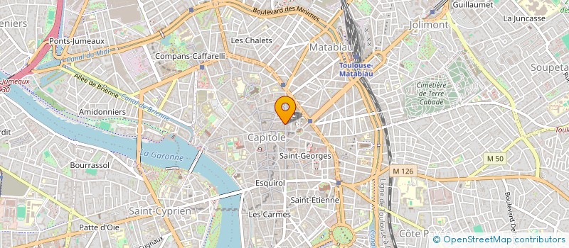 localisation de l'entreprise SCI CHANTERIANE à TOULOUSE