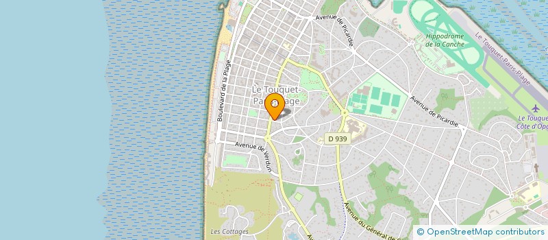 localisation de l'entreprise SCI CHANTERIVE à LE TOUQUET-PARIS-PLAGE