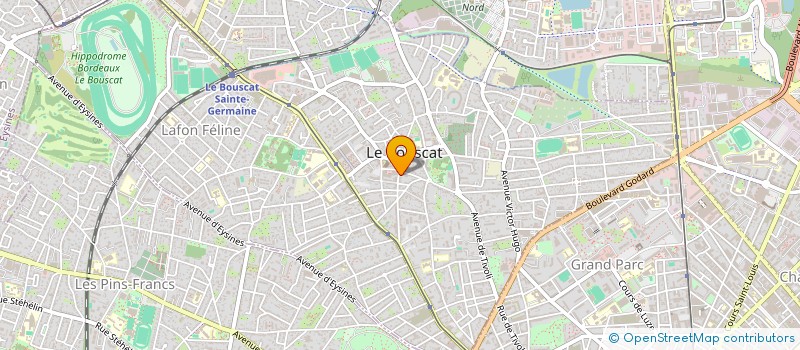 localisation de l'entreprise SCI CHANTEUR-MARTIN  LE BOUSCAT