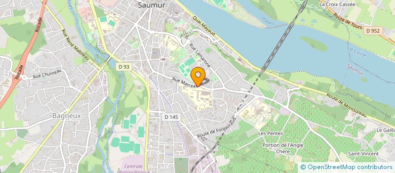 localisation de l'entreprise SCI CHANTHI  SAUMUR