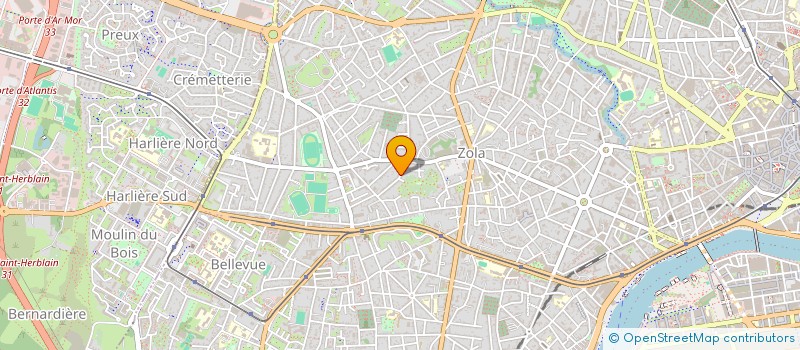localisation de l'entreprise SCI CHANTILLY à NANTES