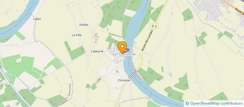 localisation de l'entreprise SCI CHANTILLY  COUTHURES-SUR-GARONNE