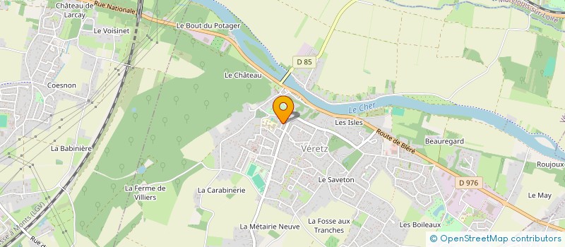 localisation de l'entreprise SCI CHANTILLY  VERETZ